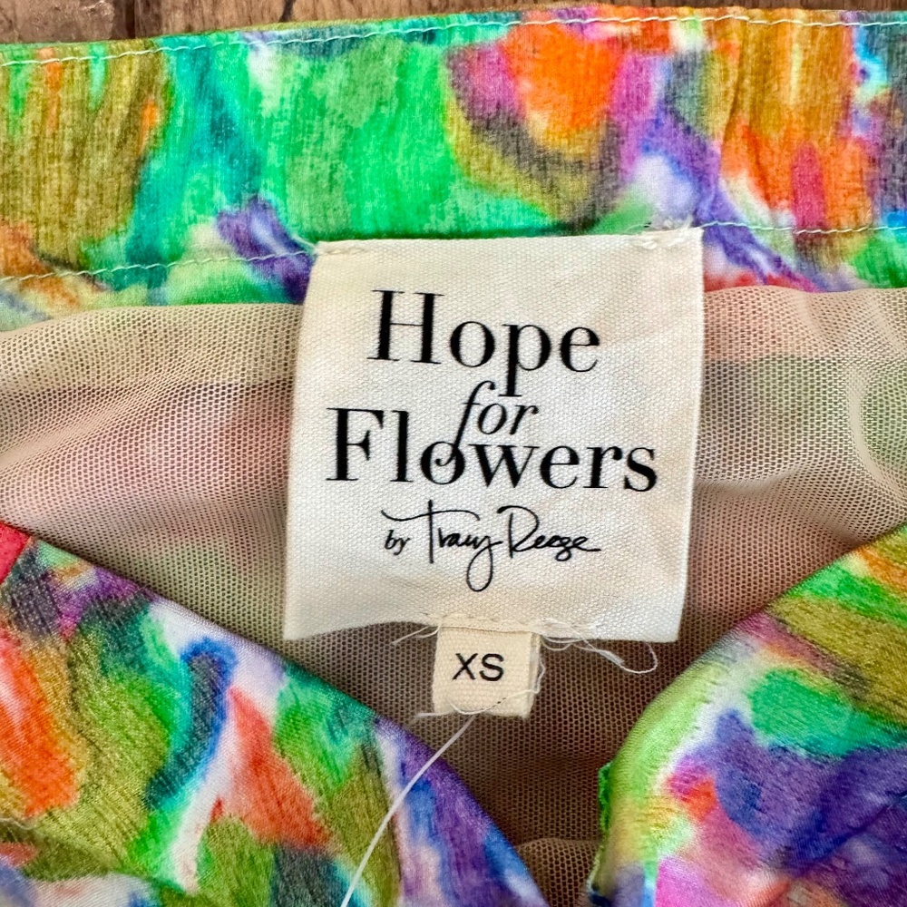 NWT Anthropologie Hope For Flowers by Tracey Reese Asymmetrical Skirt Size XS I - Picture 6 of 11